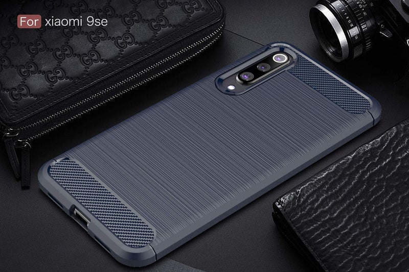 CruzerLite Case Compatible with Xiaomi Mi 9 SE Case, Carbon Fiber Shock Absorption Slim Case for Xiaomi Mi 9 SE ((Black) - Image 2